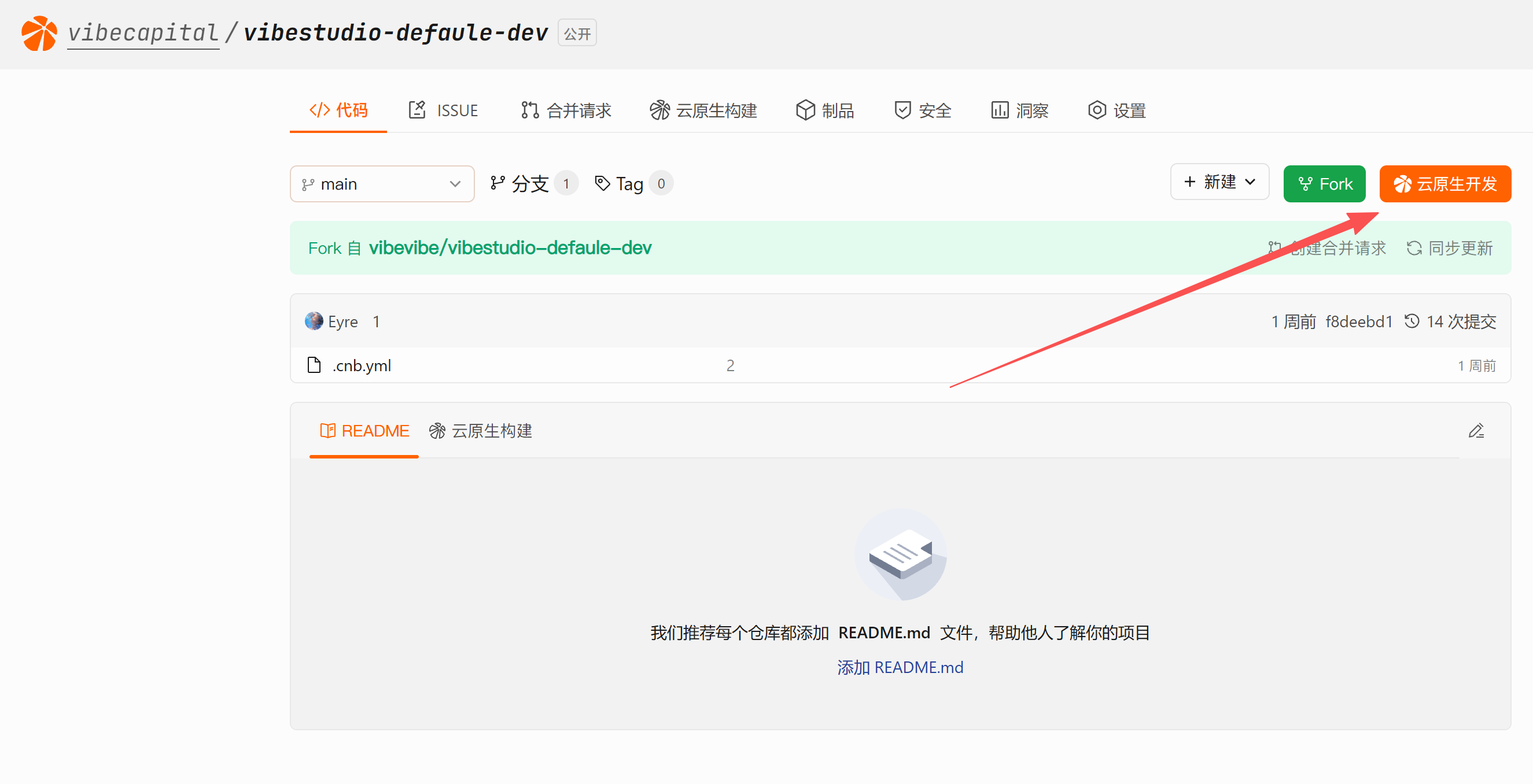 Start development environment